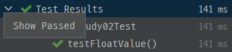float-value-unit-test-result